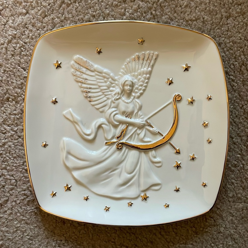 Mikasa Holiday Elegance Angel Serving Platter